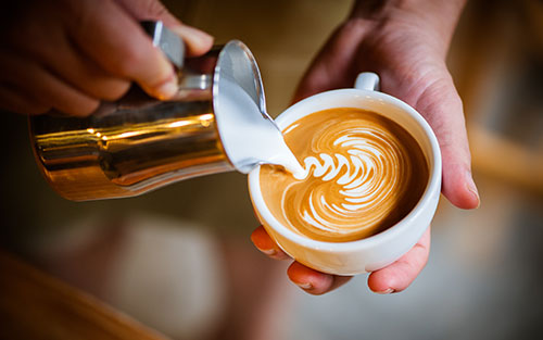 Latte Art - Footprint Coffee